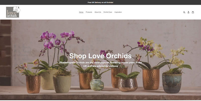 Love Orchard homepage